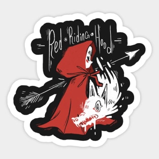 Red Riding Hood Sticker